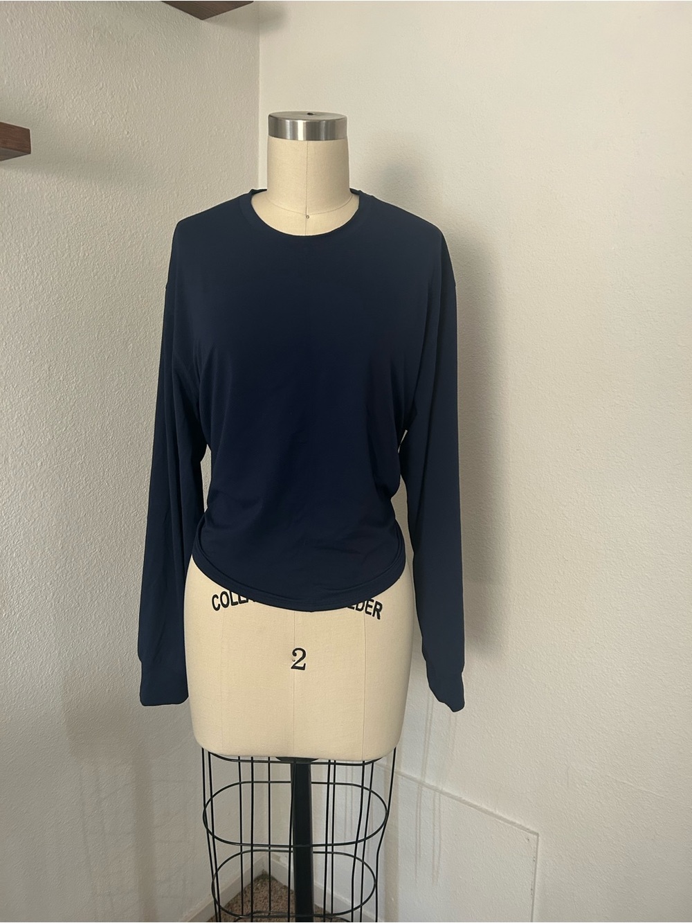 lululemon athletica Navy Long-Sleeve Crew Top